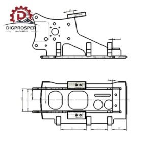 OEM 3128322433 Alloy Steel Cradle Mechanical Component for Boltec-MC & Boomer-MD